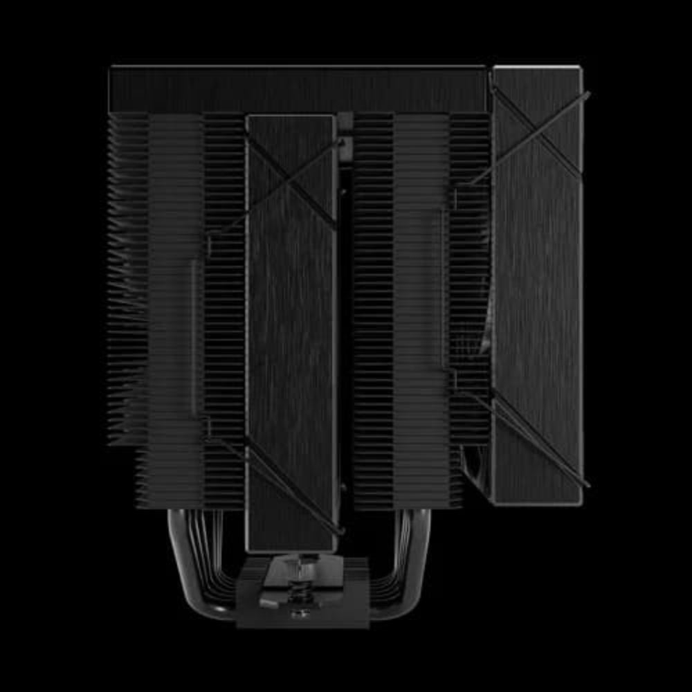 GAMDIAS Boreas P2-62D 120mm Dual Tower CPU Air Cooler ( Black ) ( With LCD Display )