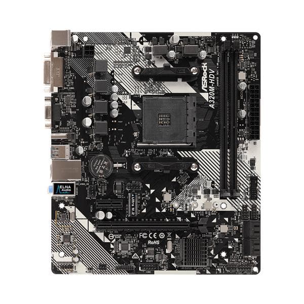 ASROCK A320M-HDV R4.0 DDR4 AMD Motherboard