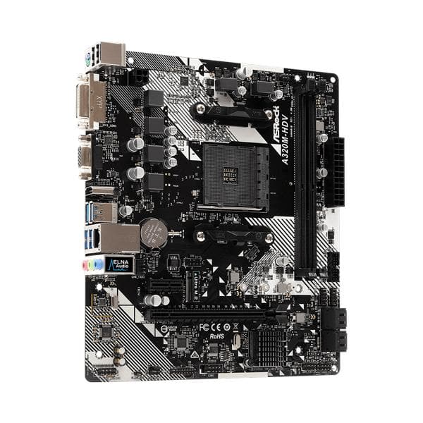 ASROCK A320M-HDV R4.0 DDR4 AMD Motherboard
