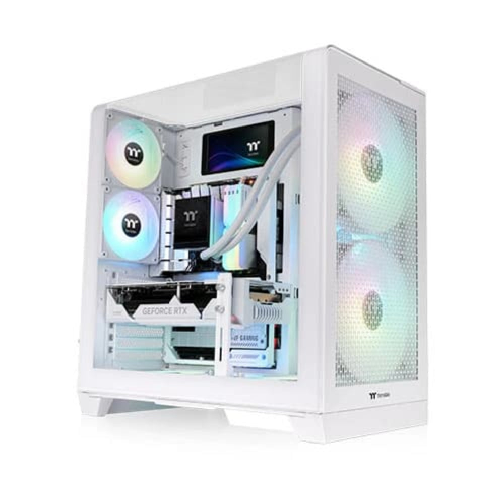 THERMALTAKE View 390 Air ARGB ATX Mid Tower Cabinet ( Snow White )
