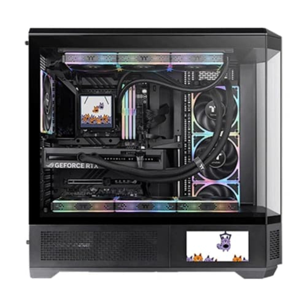 THERMALTAKE View 600 TG ARGB EATX Full Tower Cabinet (Black)