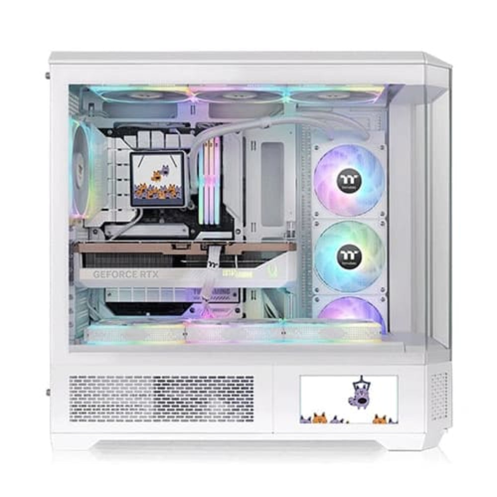 THERMALTAKE View 600 TG ARGB EATX Full Tower Cabinet (White)