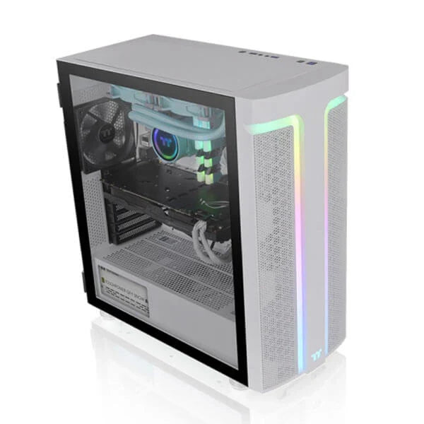 THERMALTAKE H590 Snow ARGB EATX Mid Tower Cabinet (White)