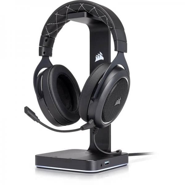 CORSAIR HS60 3.5mm Wired 7.1 Surround Gaming Headphone With Mic ( Black ) ( PC/Mobile/Mac/Xbox )