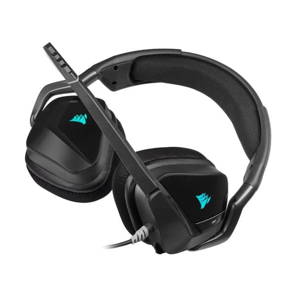 CORSAIR Void Elite RGB Elite USB 7.1 Surround Gaming Headphone With Mic ( Carbon ) ( PC/ Mobile )