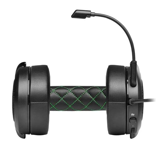 CORSAIR HS50 3.5mm Wired Stereo Gaming Headphone With Mic ( Green ) ( PC/Mobile/Mac/Xbox )