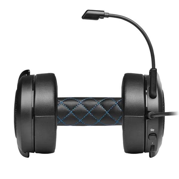 CORSAIR HS50 3.5mm Wired Stereo Gaming Headphone With Mic ( Blue ) ( PC/Mobile/Mac/Xbox )