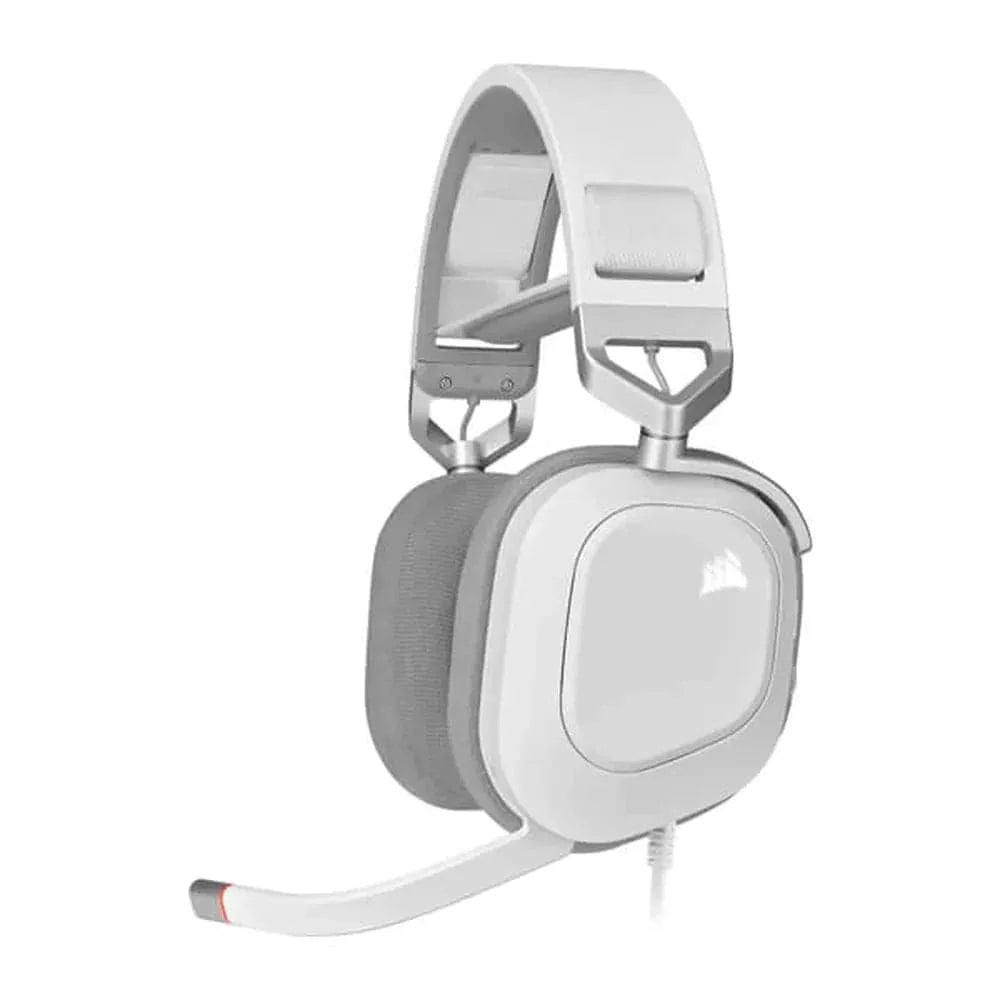 CORSAIR HS80 RGB USB 7.1 Surround Gaming Headphone With Mic ( White ) ( PC )