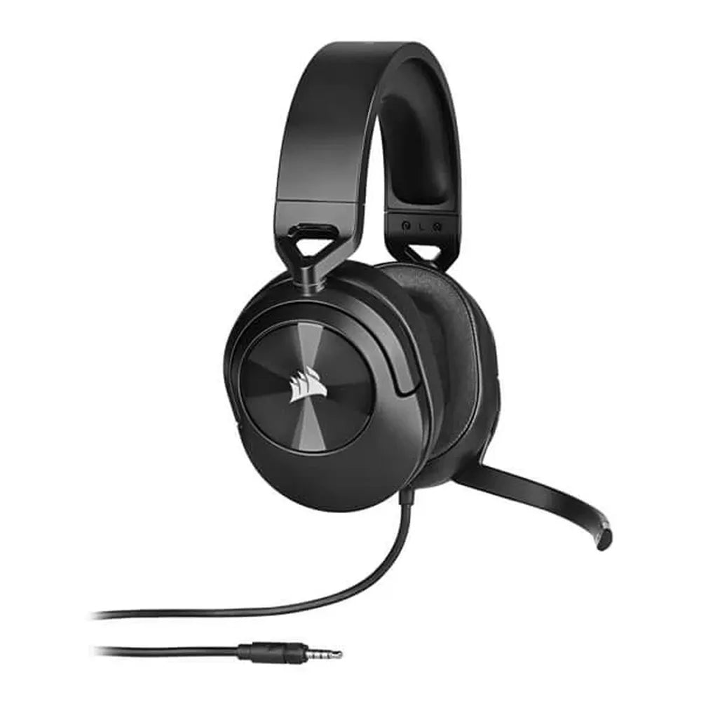 CORSAIR HS55 Wired 7.1 Surround Gaming Headphone With Mic ( Carbon ) ( PC/Mobile/PS )