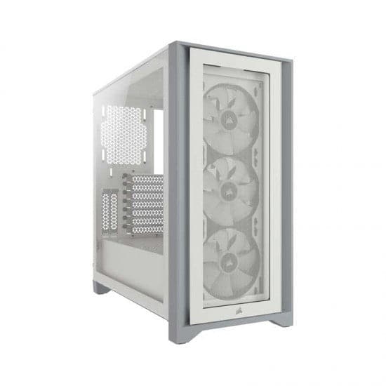 CORSAIR 4000X RGB ATX Mid Tower Cabinet (White)
