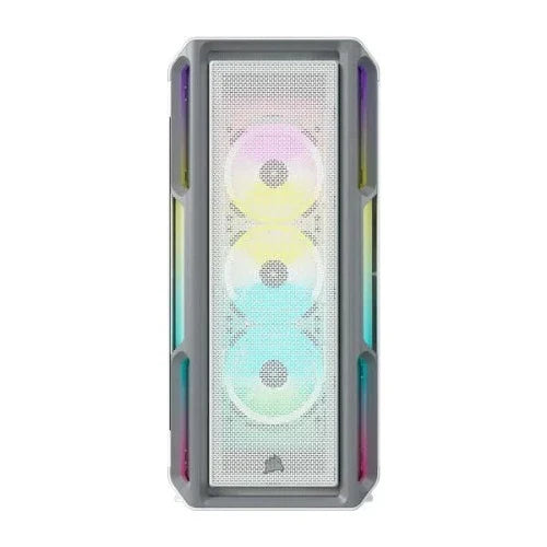 CORSAIR iCUE 5000T RGB EATX Mid Tower Cabinet (White)