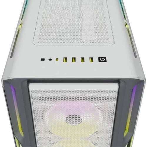CORSAIR iCUE 5000T RGB EATX Mid Tower Cabinet (White)