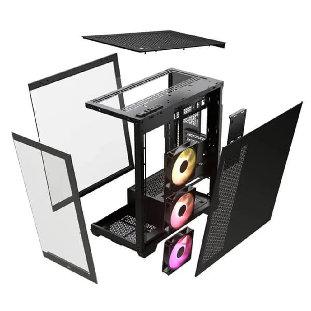 CORSAIR 3500X ARGB EATX Mid Tower Cabinet ( Black )