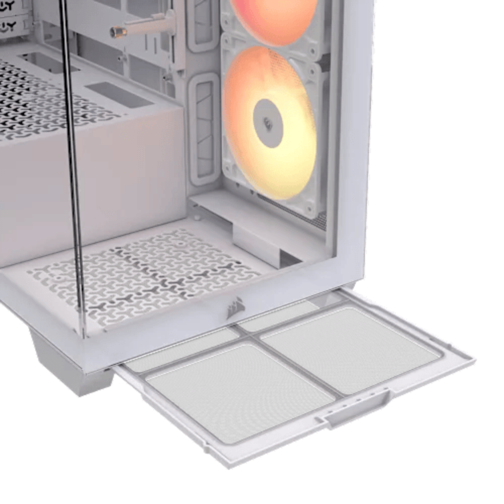 CORSAIR 3500X RS-R ARGB EATX Mid Tower Cabinet ( White )