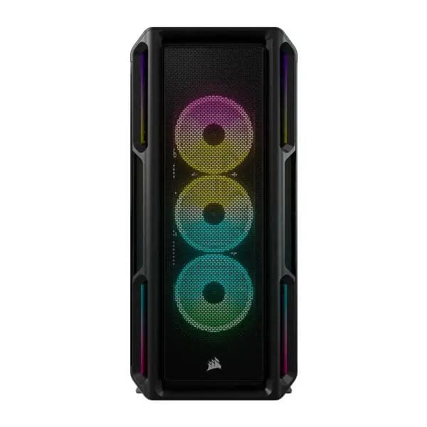 CORSAIR iCUE 5000T RGB EATX Mid Tower Cabinet (Black)