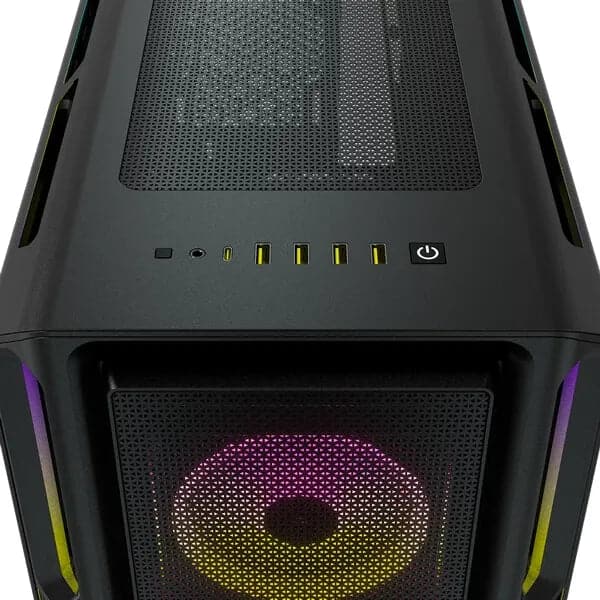 CORSAIR iCUE 5000T RGB EATX Mid Tower Cabinet (Black)