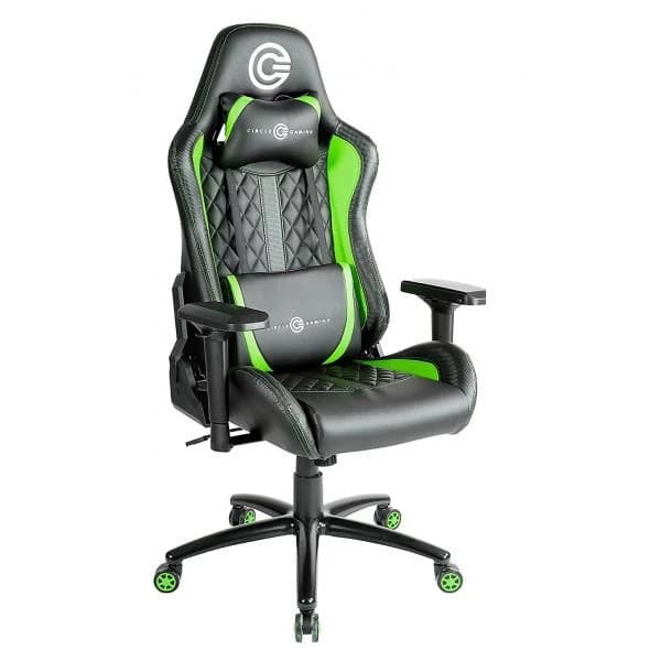 CIRCLE CG CH80 Gaming Chair (Black-Green)