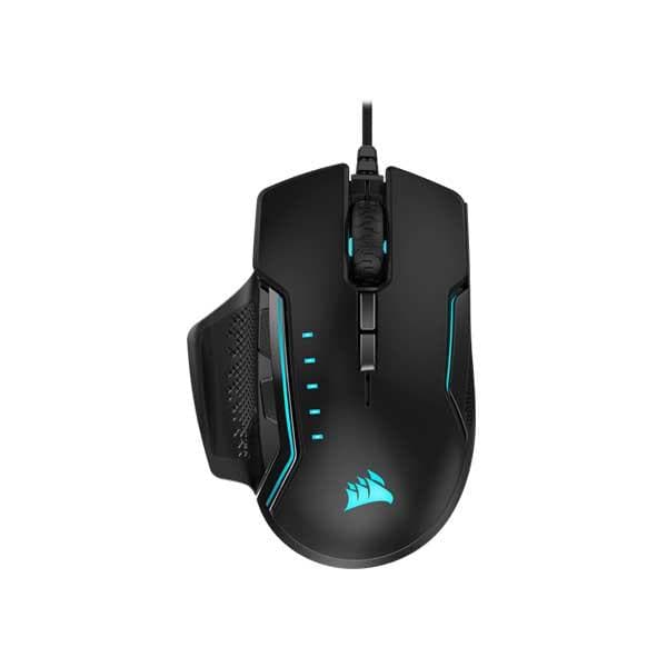 CORSAIR Glaive Wired Ergonomic Gaming Mouse ( CH-9302211-AP ) ( 18000DPI / 7 Buttons ) ( Black )