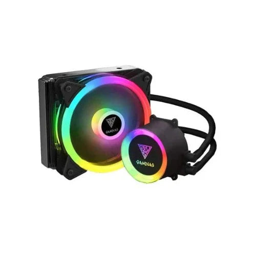GAMDIAS Chione E2-120 Lite ARGB 120mm CPU Liquid Cooler (Black)