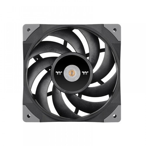 THERMALTAKE ToughFan 12 High Static 120mm Non-RGB Cabinet Fan (Black) (Dual Pack)