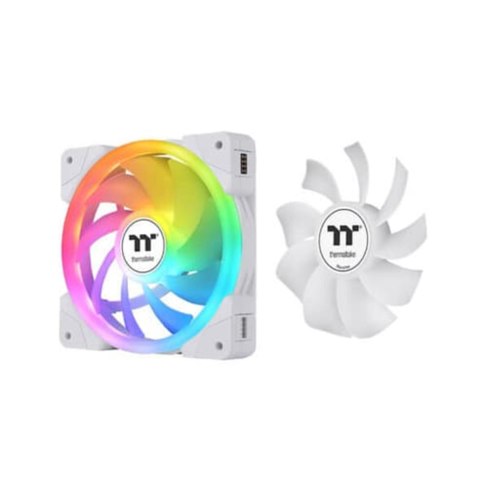 THERMALTAKE Swafan EX12 Wireless ARGB Cabinet Fan ( White) ( Triple Pack )