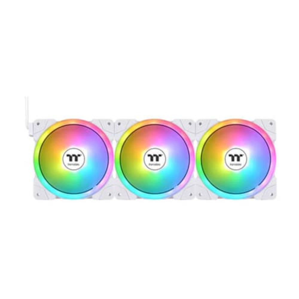 THERMALTAKE Swafan EX12 Wireless ARGB Cabinet Fan ( White) ( Triple Pack )