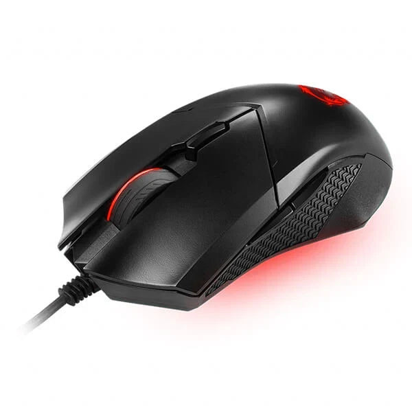 MSI Clutch GM08 Wired Ambidextrous Gaming Mouse ( CLUTCH-GM08 ) ( 4200DPI / 6 Macro Button ) ( Black )