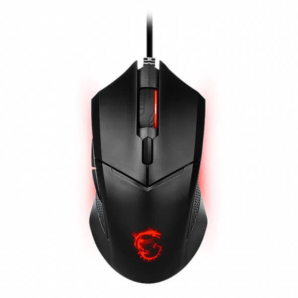 MSI Clutch GM08 Wired Ambidextrous Gaming Mouse ( CLUTCH-GM08 ) ( 4200DPI / 6 Macro Button ) ( Black )