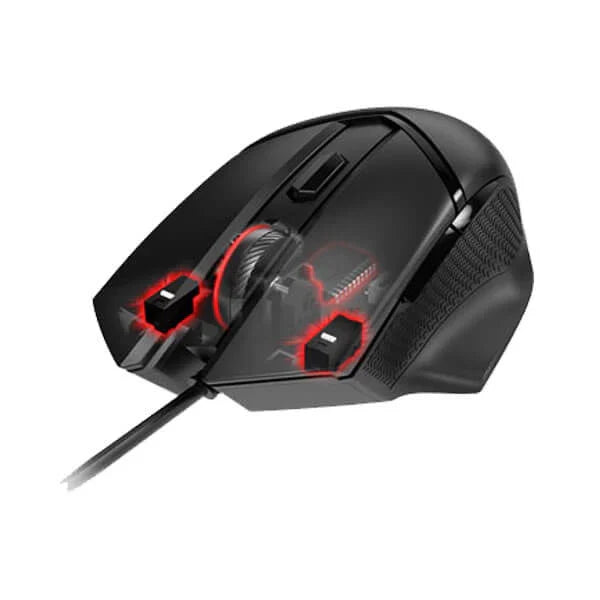 MSI Clutch GM20 Elite Wired Ergonomic Gaming Mouse ( CLUTCH-GM20-ELITE ) ( 6400DPI / 6 Macro Button ) ( Black )