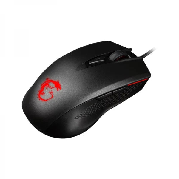 MSI Clutch GM40 RGB Wired Ambidextrous Gaming Mouse ( CLUTCH-GM40 ) ( 5000DPI / 9 Macro Button ) ( Black )
