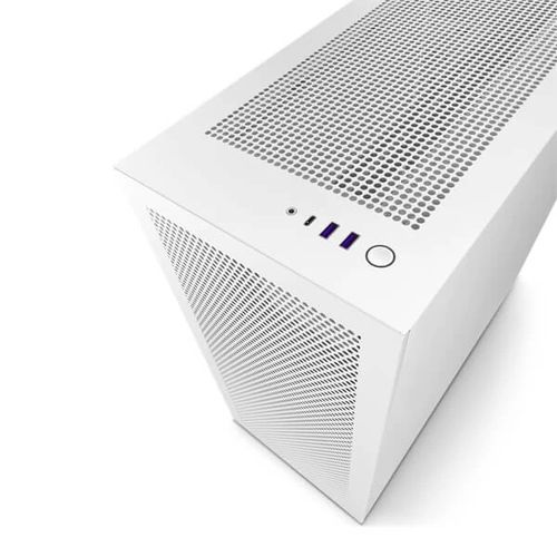 NZXT H7 Flow ATX Mid Tower Cabinet (White-Black)