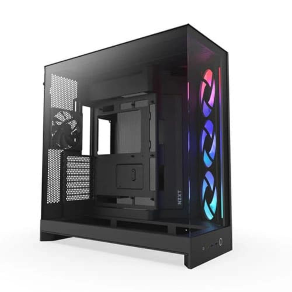 NZXT H9 Flow RGB 2025 Edition EATX Mid Tower Cabinet (Black)