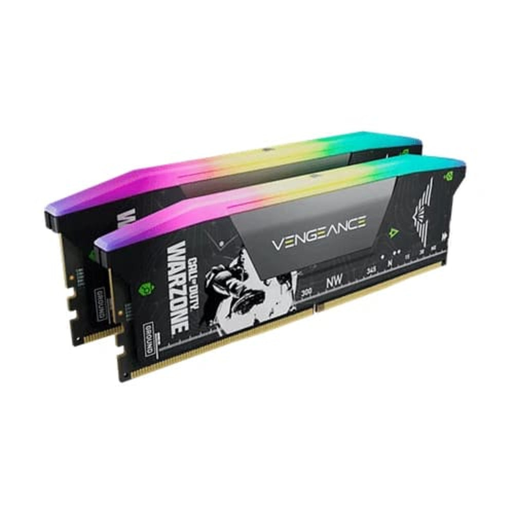 CORSAIR Vengeance Call of Duty Warzone RGB 32GB ( 16GB x 2 ) 6000MHz DDR5 RAM ( Grey ) ( CL30 )