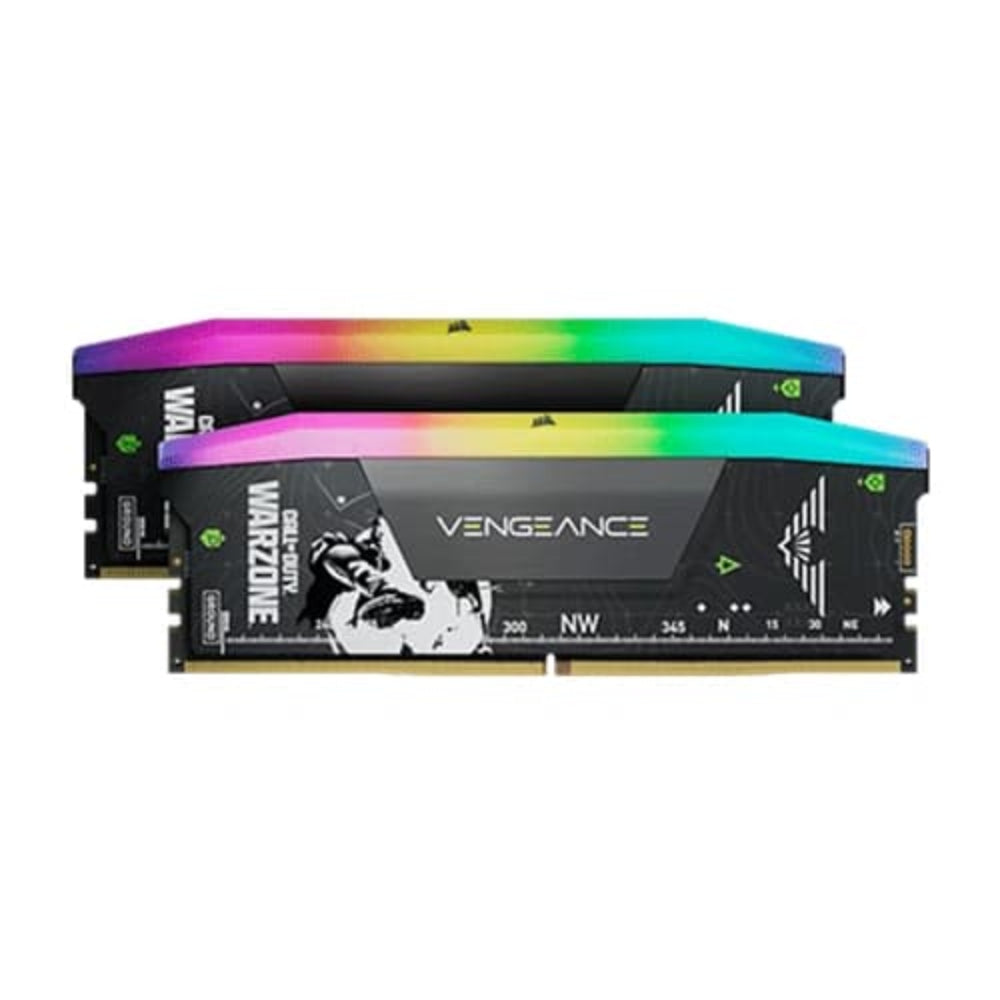 CORSAIR Vengeance Call of Duty Warzone RGB 32GB ( 16GB x 2 ) 6000MHz DDR5 RAM ( Grey ) ( CL30 )