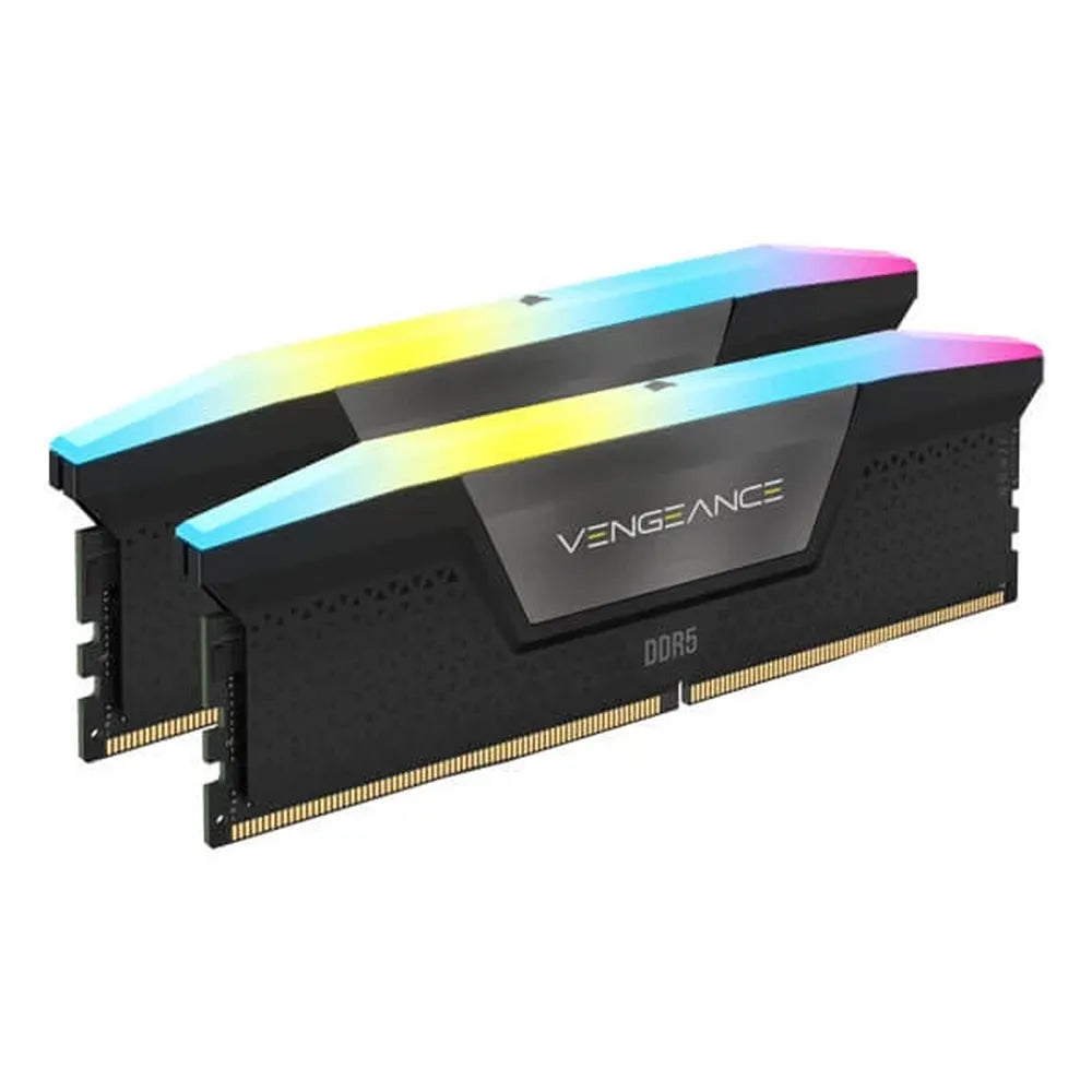 CORSAIR Vengeance RGB 32GB ( 16GB x 2 ) 6000MHz DDR5 RAM (Black) ( CL36 )