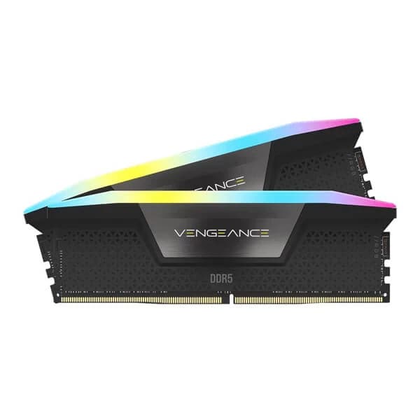 CORSAIR Vengeance RGB 64GB ( 32GBx2 ) 5200MHz DDR5 RAM ( CL40 )