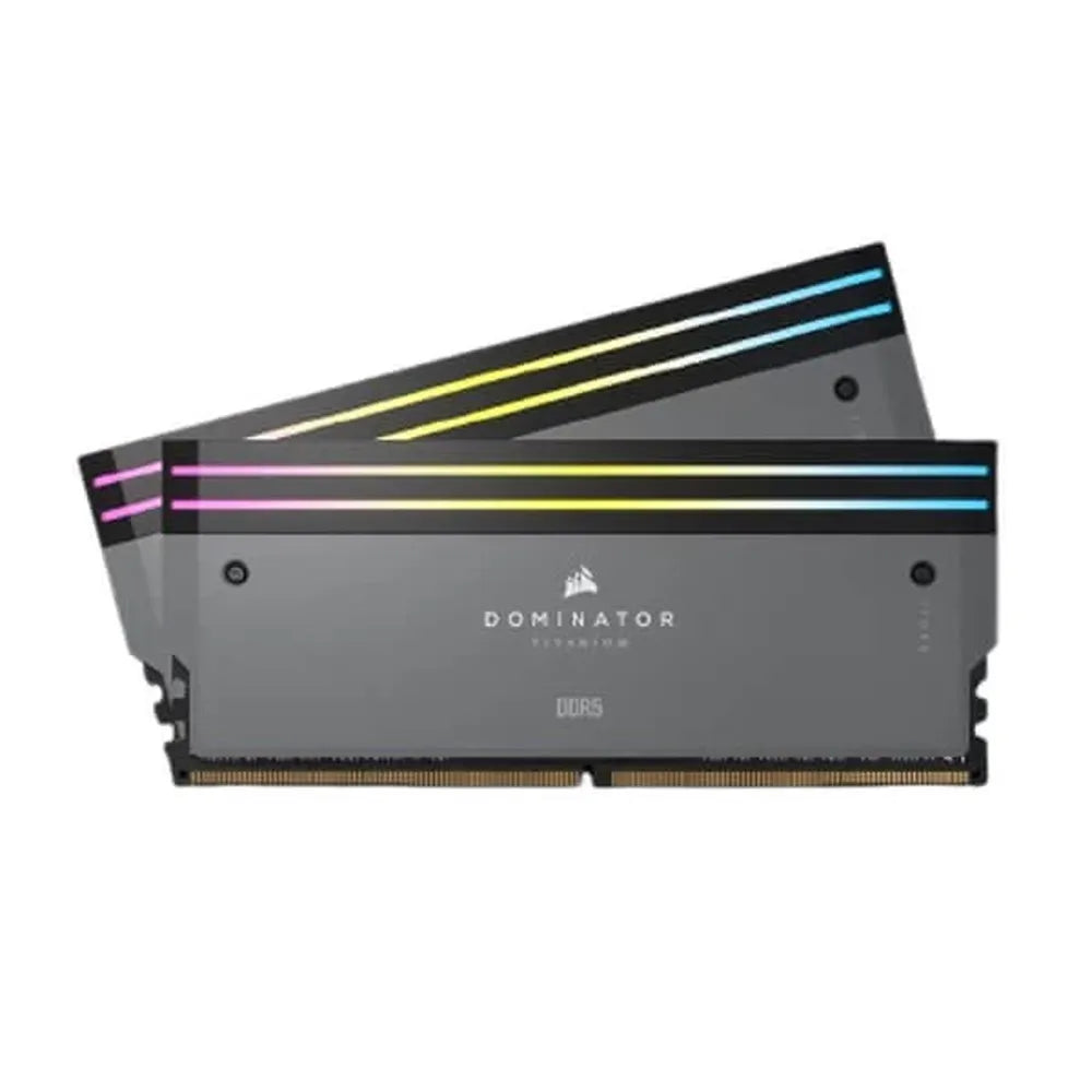 CORSAIR Dominator Titanium RGB 32GB ( 16GBx2 ) 6000MHz DDR5 RAM (Grey) ( CL30 )