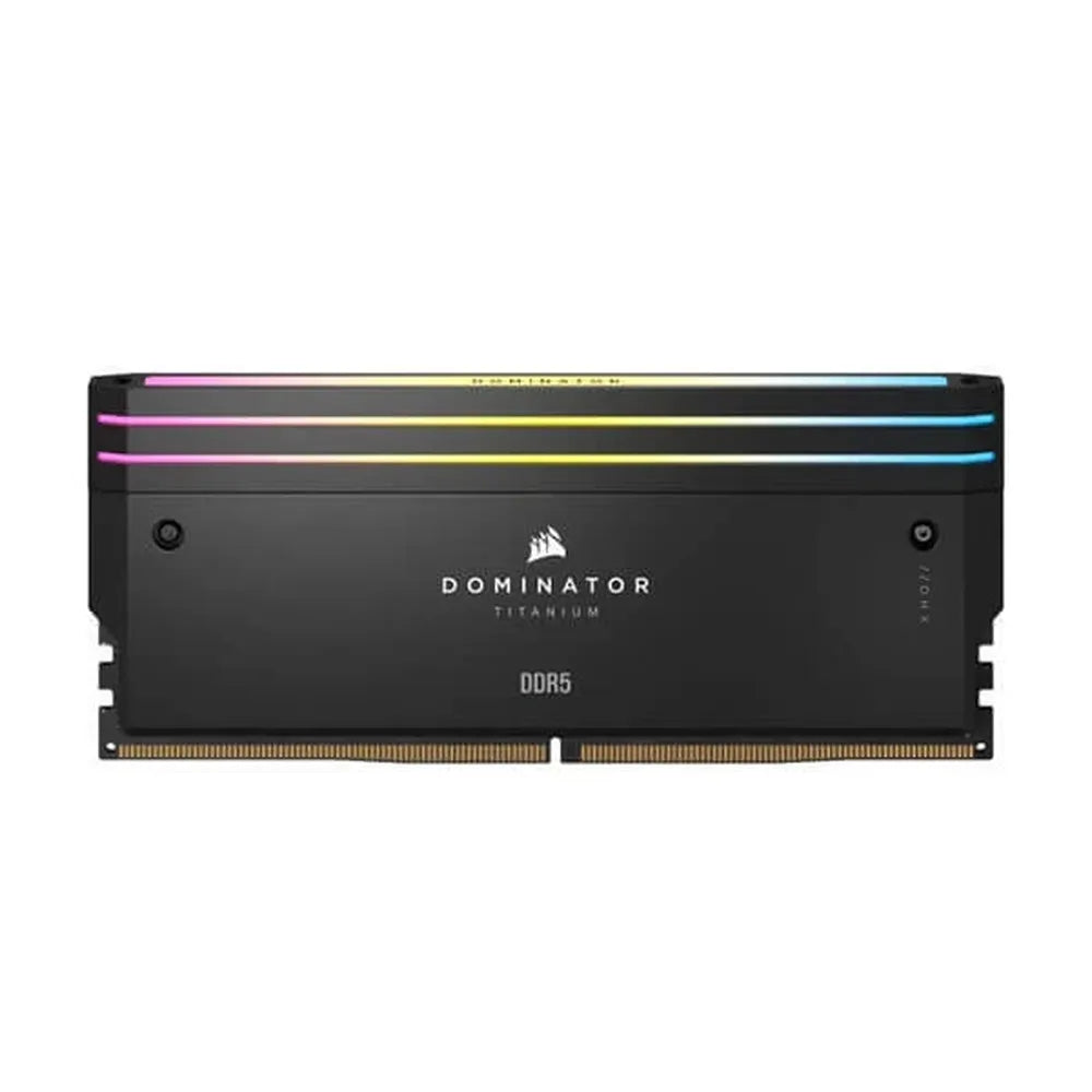 CORSAIR Dominator Titanium RGB 96GB ( 48GB x 2 ) 6600MHz DDR5 RAM (Black) ( CL40 )