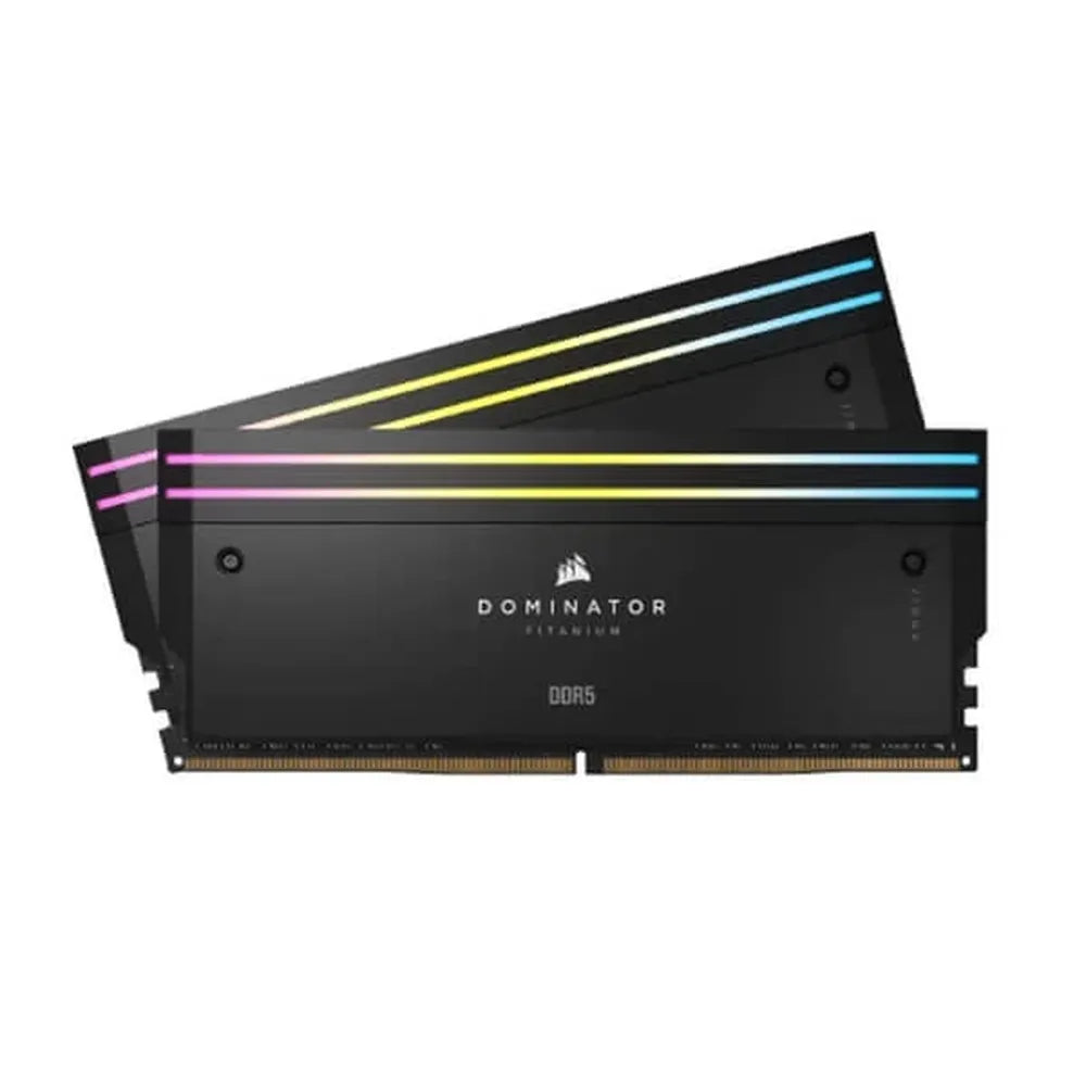 CORSAIR Dominator Titanium RGB 96GB ( 48GB x 2 ) 6600MHz DDR5 RAM (Black) ( CL40 )