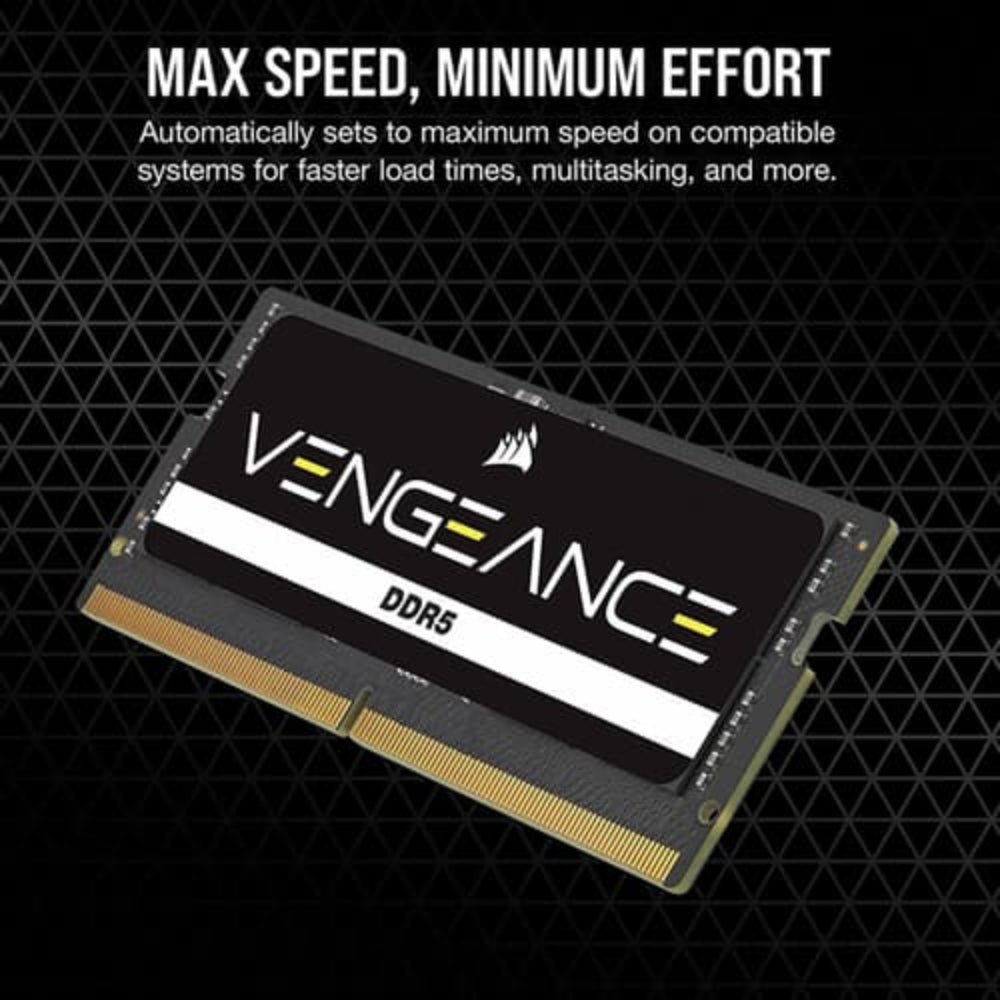 CORSAIR Vengeance 32GB ( 32GB x 1 ) 4800MHz DDR4 Laptop RAM ( CL40 )