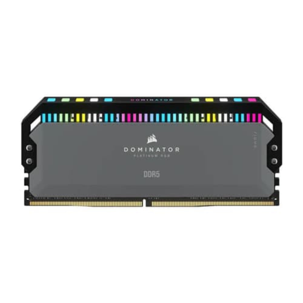 CORSAIR Dominator Platinum RGB 32GB ( 16GBx2 ) 5200MHz DDR5 RAM ( Grey ) ( CL40 )