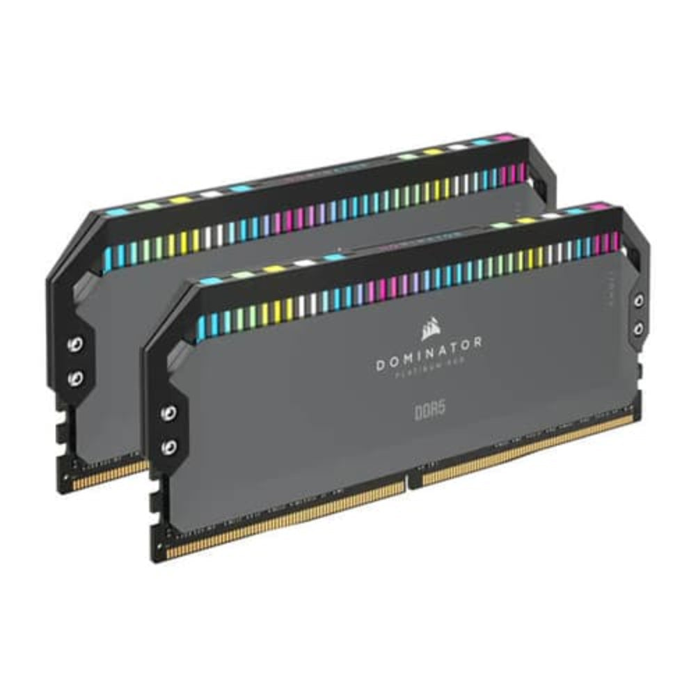 CORSAIR Dominator Platinum RGB 32GB ( 16GBx2 ) 5200MHz DDR5 RAM ( Grey ) ( CL40 )