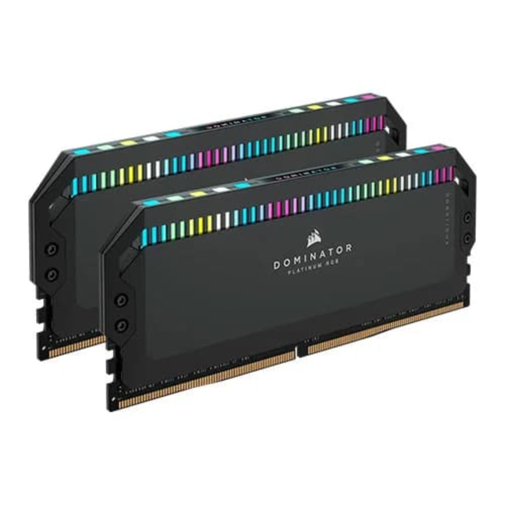 CORSAIR Dominator Platinum RGB 64GB ( 32GB x 2 ) 6600MHz DDR5 RAM (Black) ( CL32 )