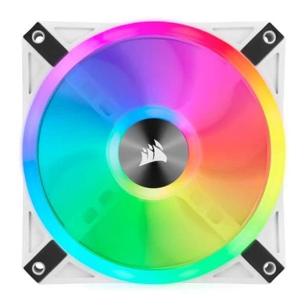 CORSAIR ICUE QL120 120mm RGB Cabinet Fan (White) (Single Pack)