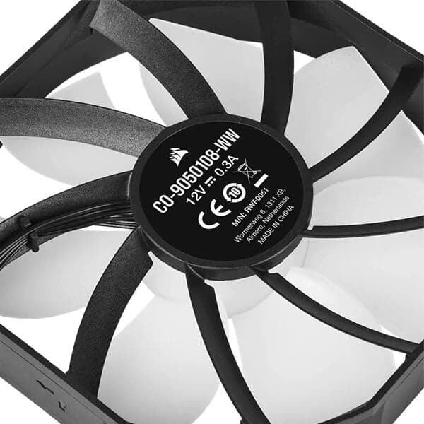 CORSAIR ICUE SP120 120mm RGB Elite Cabinet Fan (Black) (Single Pack)