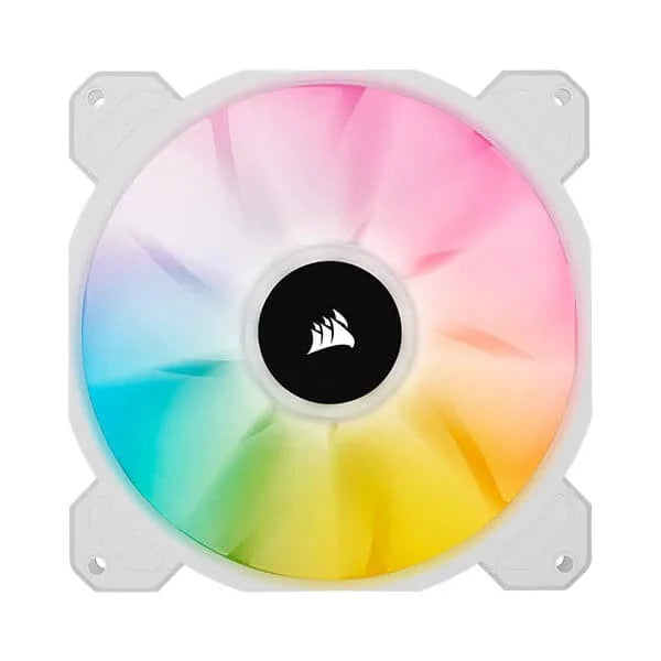 CORSAIR ICUE SP140 140mm RGB Elite White Cabinet Fan (White) (Single Pack)
