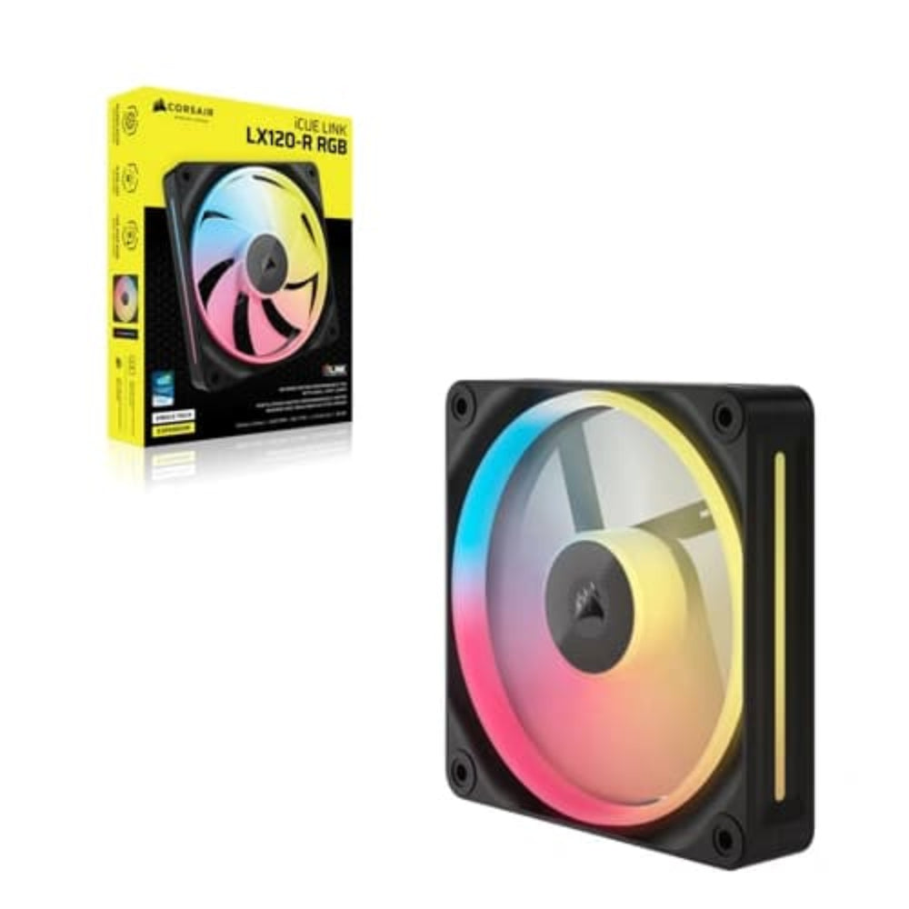 CORSAIR ICUE Link LX120-R 120mm RGB Expansion Cabinet Fans ( Black ) ( Single Pack )