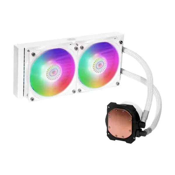 COOLER MASTER ML240L V2 ARGB Edition 240mm CPU Liquid Cooler (White)