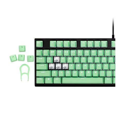 CORSAIR PBT Double Shot Pro Keycap Mod Kit (Mint Green)