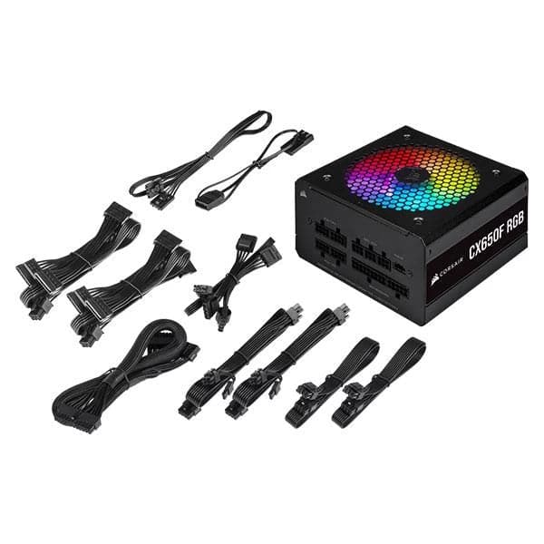 CORSAIR CX650F RGB 80+ Bronze Fully Modular Power Supply (650 W)